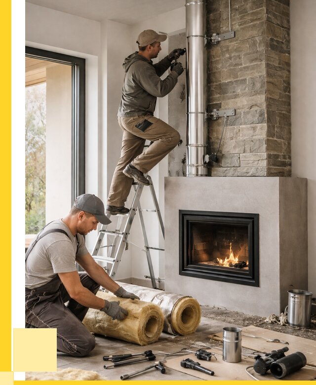 Монтаж дымоходов для каминов в Алексеевке от 15186 р. ЭриданЛкв