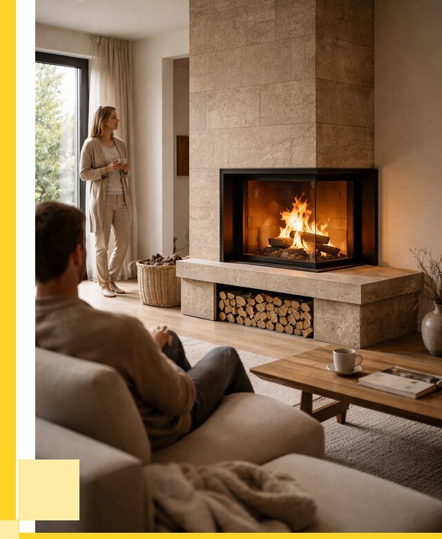 Угловые камины из кирпича установка в Алексеевке от 151860 р. ЭриданЛкв