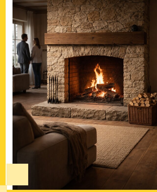 Открытые камины под ключ в Алексеевке от 151860 р. ЭриданЛкв