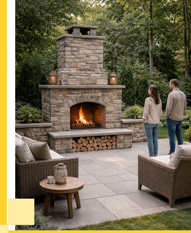 Уличные камины из кирпича в Алексеевке от 151860 р. | ЭриданЛкв