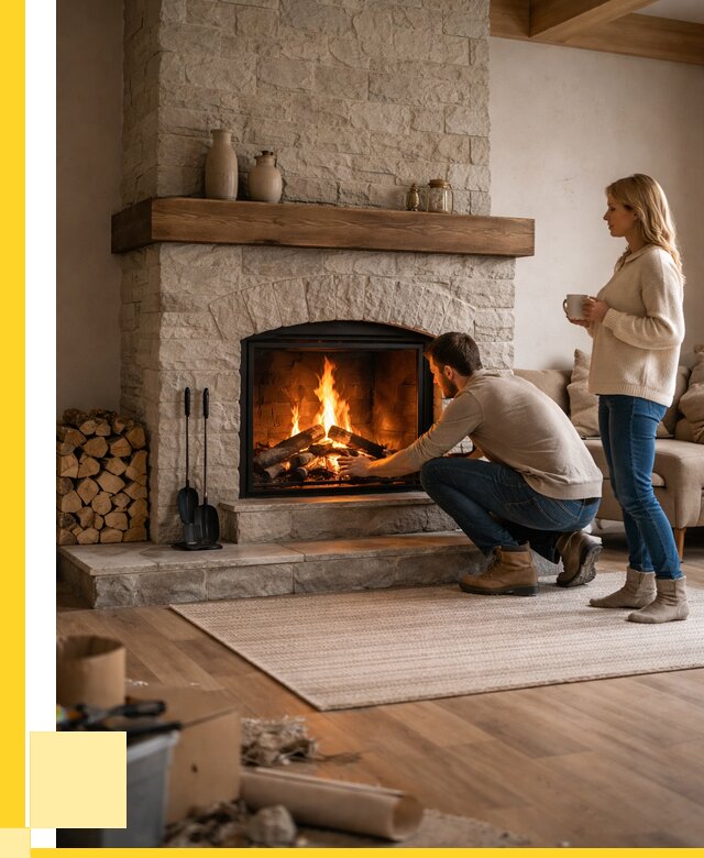 Камины для загородного дома в Алексеевке от 354340 р., ЭриданЛкв