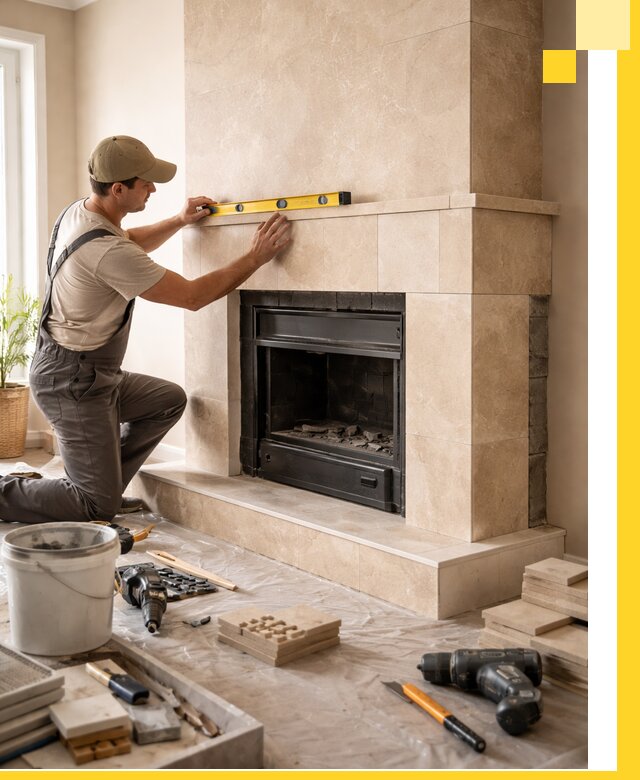 Установка и монтаж каминов в частном доме под ключ в Алексеевке