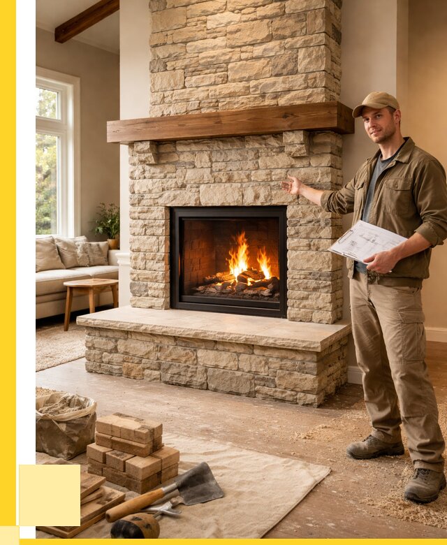 Камины под ключ в Алексеевке от 182232 р. | ЭриданЛкв — установка