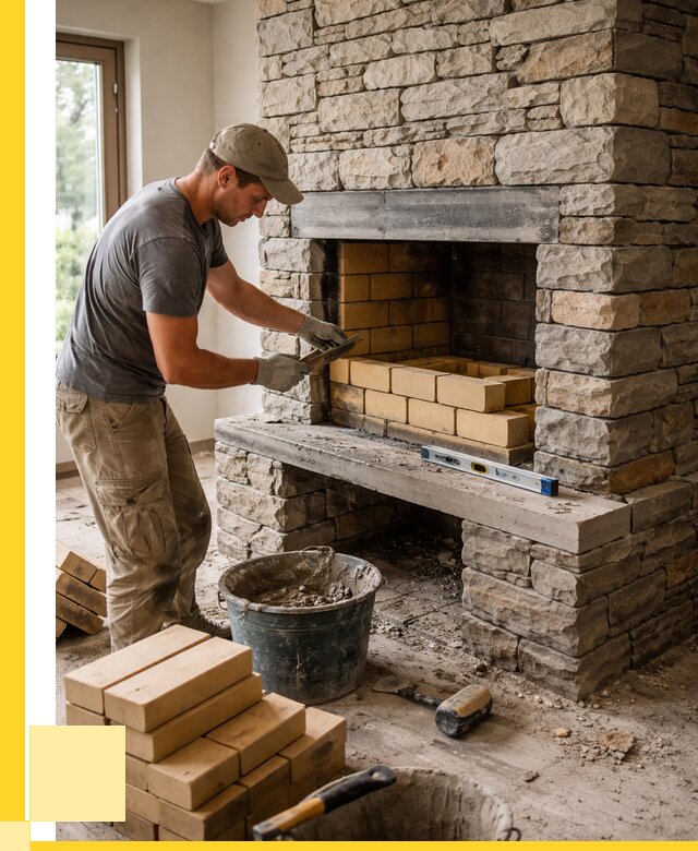 Кладка каминов и камина в Алексеевке от 25310 р. ЭриданЛкв