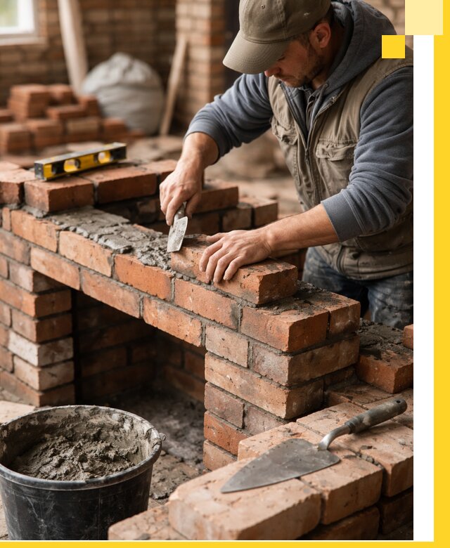 Кладка каминов под ключ в Алексеевке профессиональная отделка и монтаж