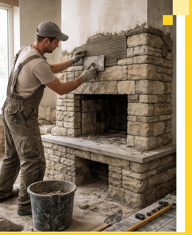 Строительство каминов под ключ в Алексеевке от проектирования до монтажа