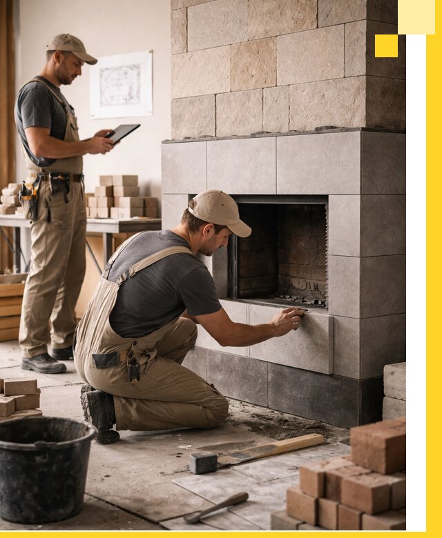 Индивидуальные проекты каминов и каминных систем в Алексеевке