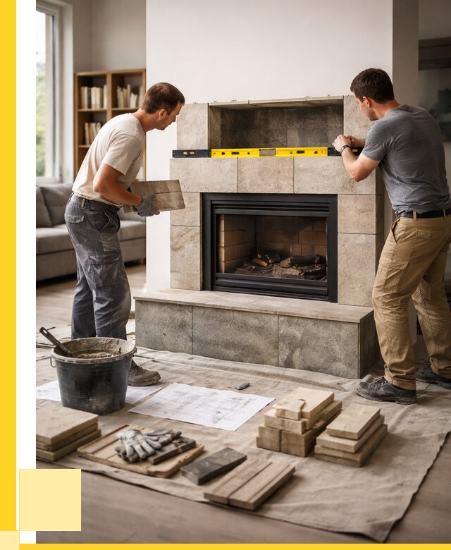 Монтаж каминов и установка в Алексеевке от 45558 р. | ЭриданЛкв