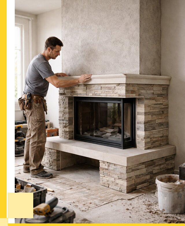 Изготовление каминов под ключ в Алексеевке от 151860 р. | ЭриданЛкв