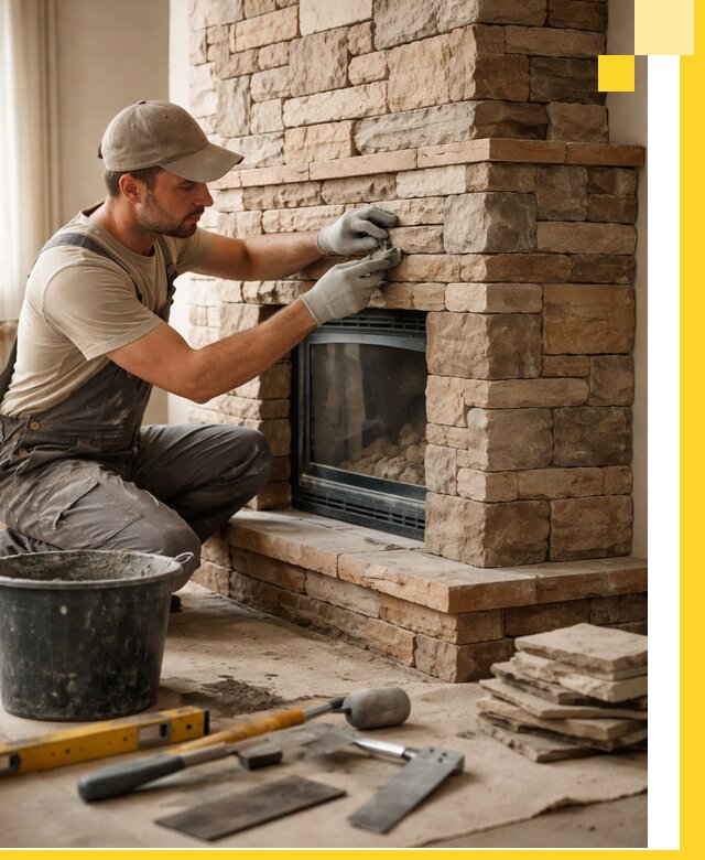 Проектирование и установка печей-каминов под ключ в Алексеевке