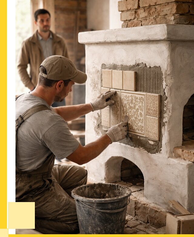 Отделка печей и банных печей в Алексеевке от 35434 р. | ЭриданЛкв