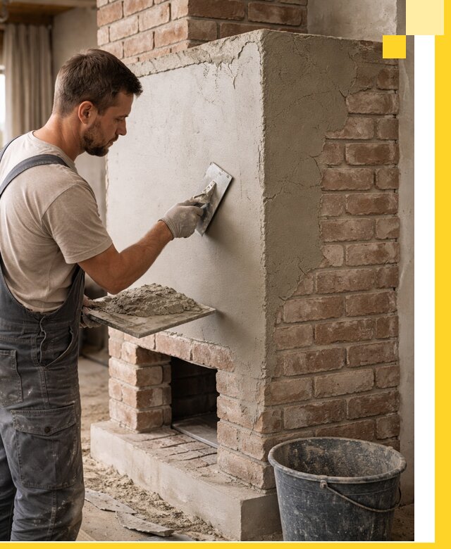 Отделка печей и облицовка каминов в Алексеевке под ключ