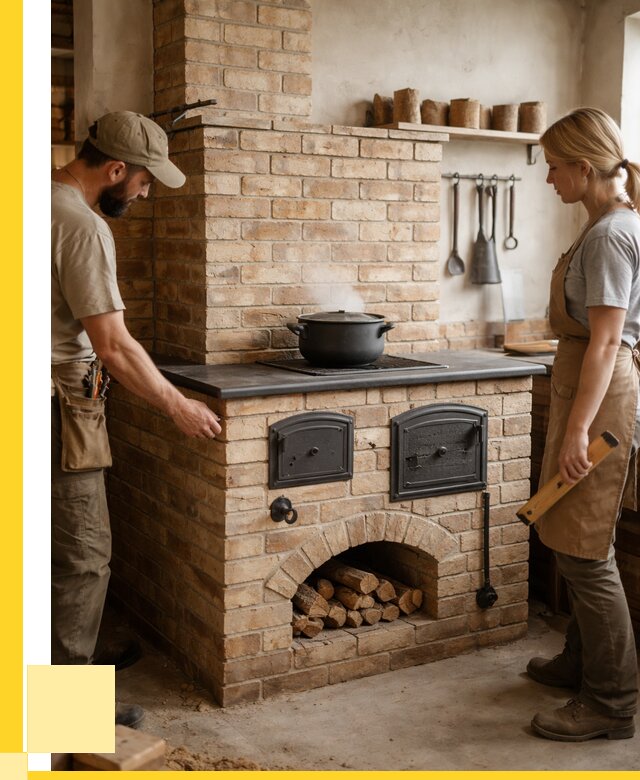 Варочно отопительные печи в Алексеевке от 91116 р. | ЭриданЛкв