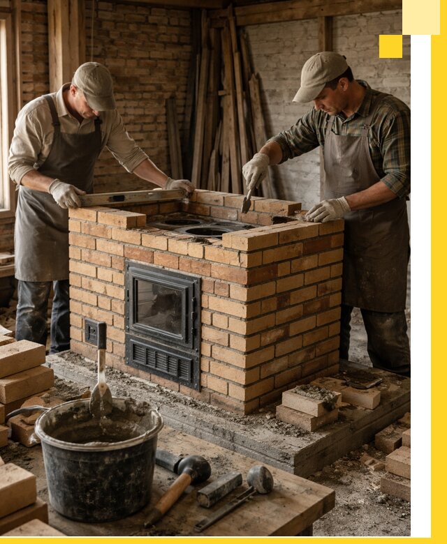 Изготовление и установка варочных печей под ключ в Алексеевке