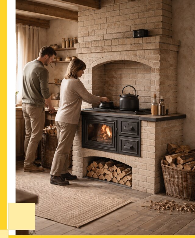 Печи с плитой в Алексеевке от 45558 р. | ЭриданЛкв — кирпичная печь