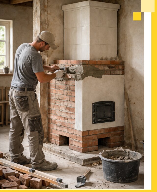 Изготовление и установка печей-голландок под ключ в Алексеевке