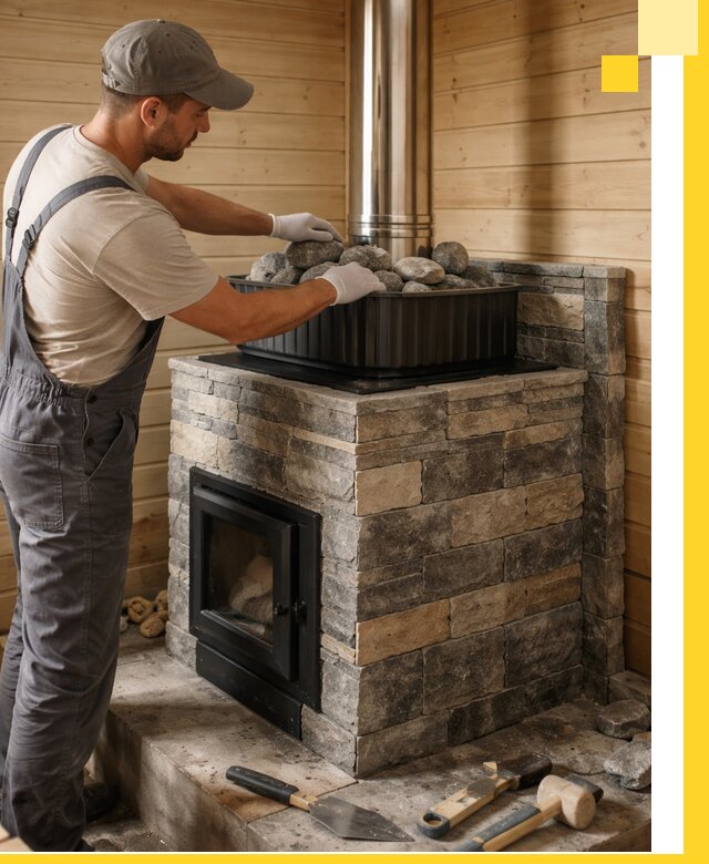 Печи для парной в Алексеевке, производство, монтаж и обслуживание