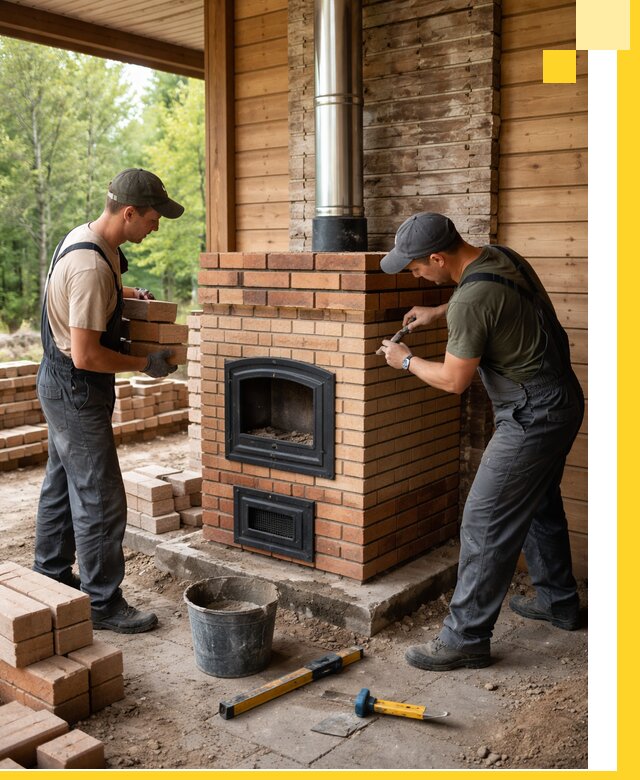 Производство и установка дачных печей под ключ в Алексеевке