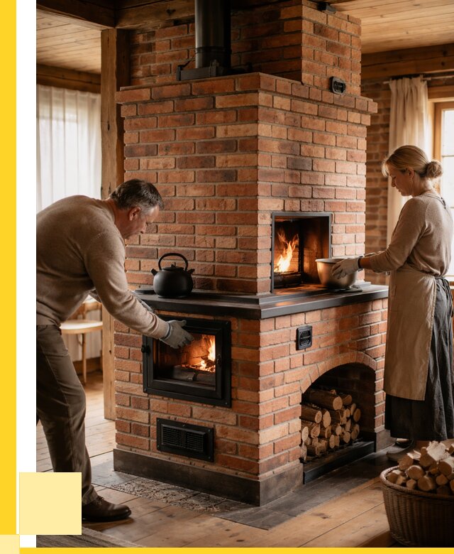 Печи для загородного дома под ключ в Алексеевке от 80992 р. | ЭриданЛкв