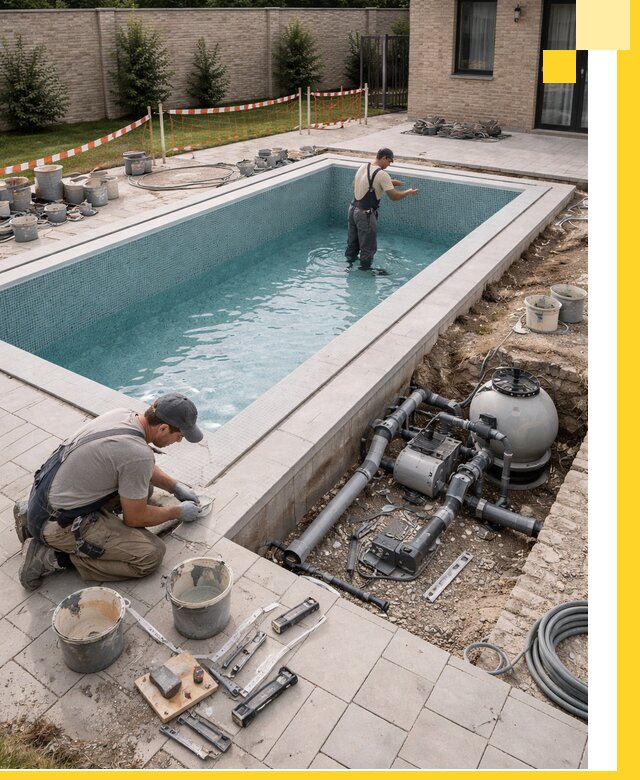 Строительство бассейнов под ключ в Алексеевке: проекты и монтаж