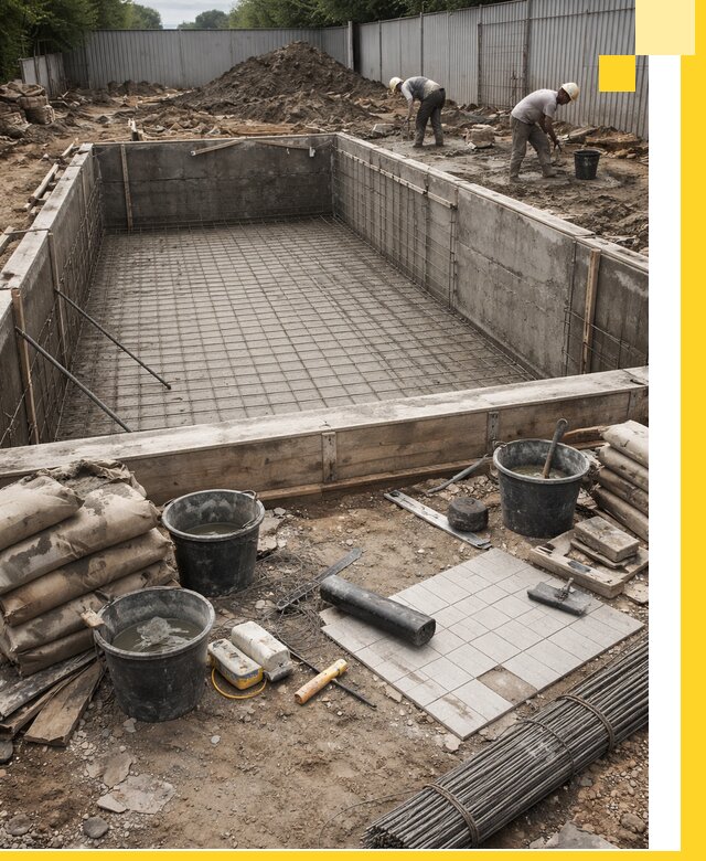 Строительство бассейнов под ключ в Алексеевке, дизайн и монтаж