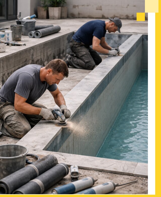 Профессиональный ремонт бассейнов под ключ в Алексеевке