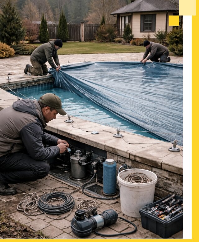 Консервация бассейнов в Алексеевке: подготовка к длительному хранению