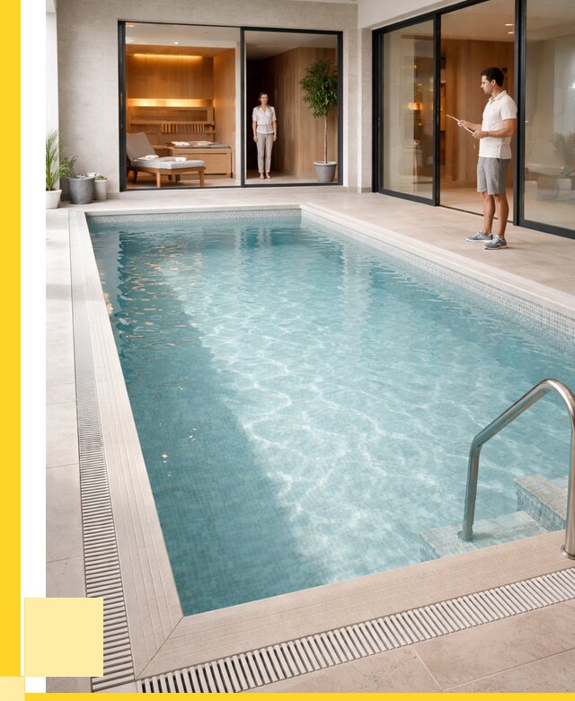 Отделка бассейна пленкой ПВХ в Алексеевке от 3543 р. - ЭриданЛкв