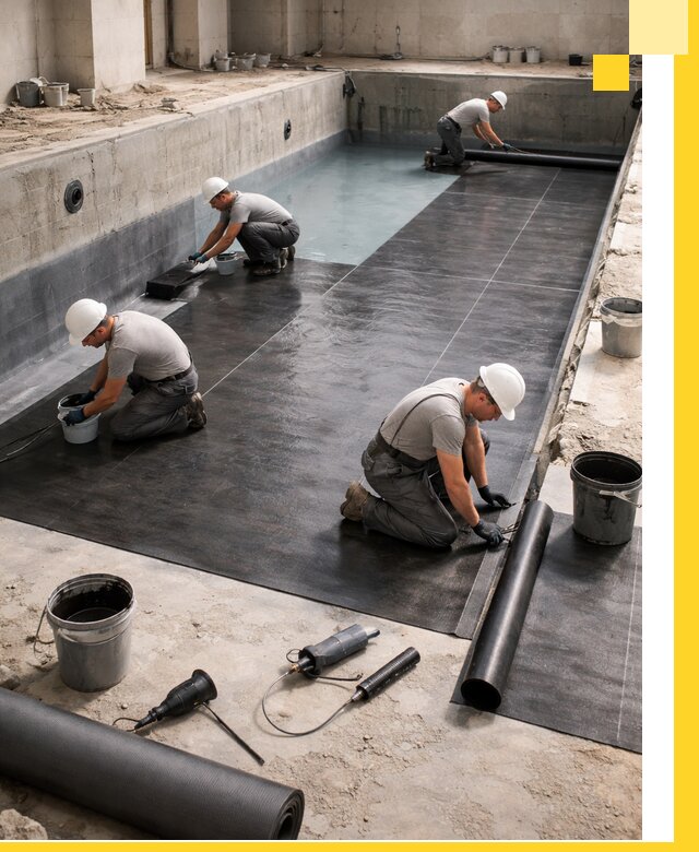 Профессиональная гидроизоляция бассейнов и чаш в Алексеевке под ключ
