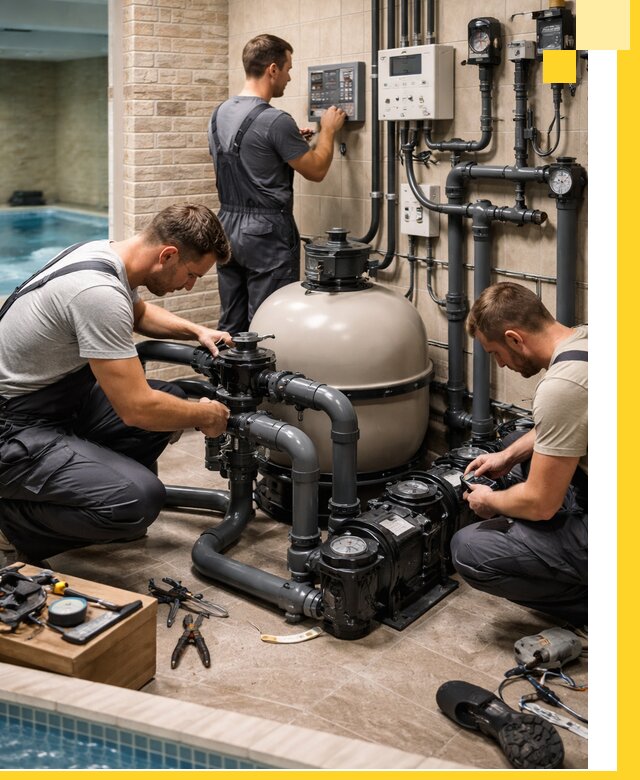 Комплексное оборудование для бассейнов под ключ в Алексеевке