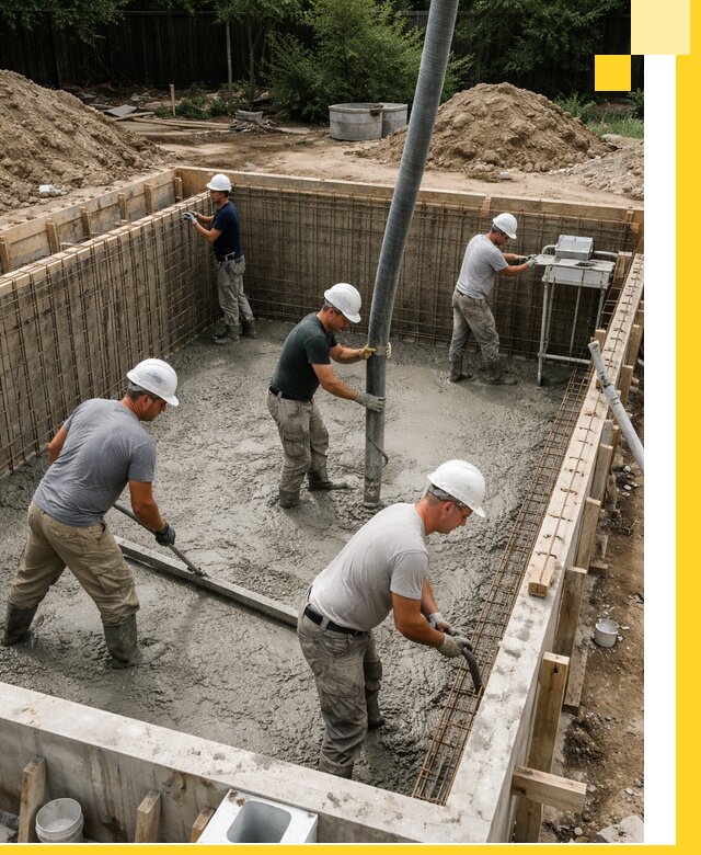 Строительство бетонных бассейнов под ключ в Алексеевке