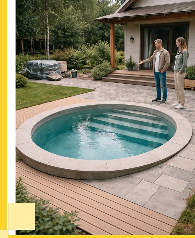 Бассейн на даче под ключ в Алексеевке от 202480 р., ЭриданЛкв