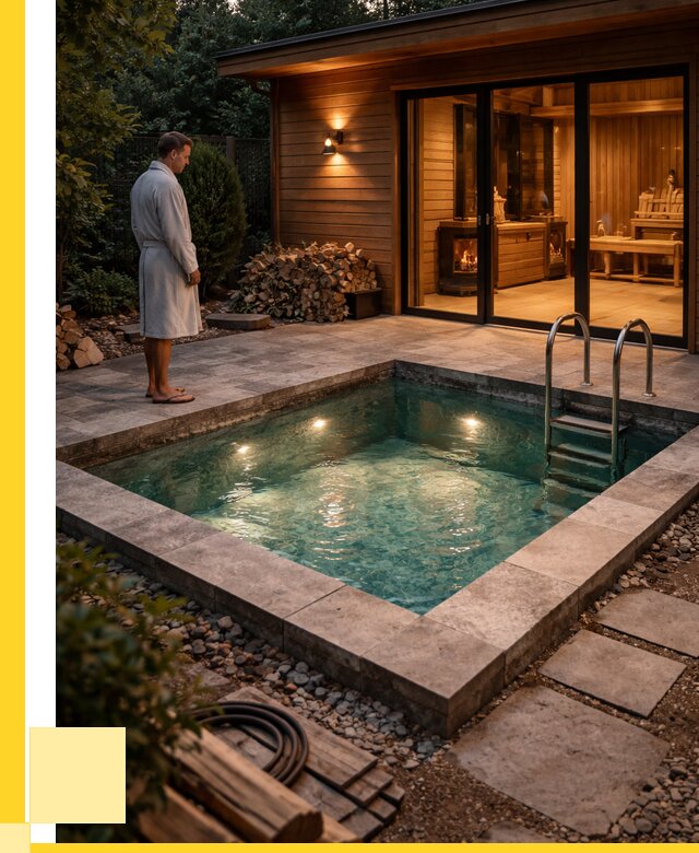 Бани с бассейном под ключ в Алексеевке от 96178 р. | ЭриданЛкв