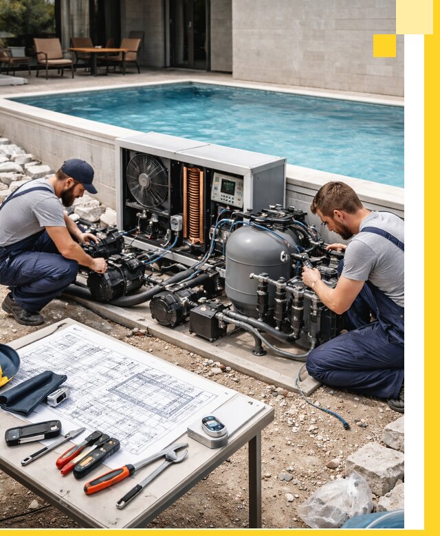 Проектирование и монтаж бассейнов с подогревом в Алексеевке