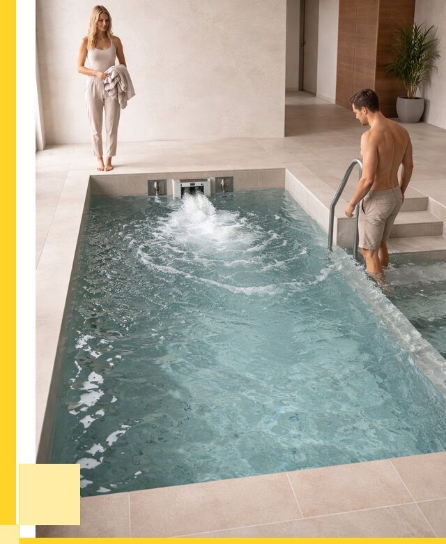 Бассейн с противотоком в Алексеевке от 253100 р. | ЭриданЛкв