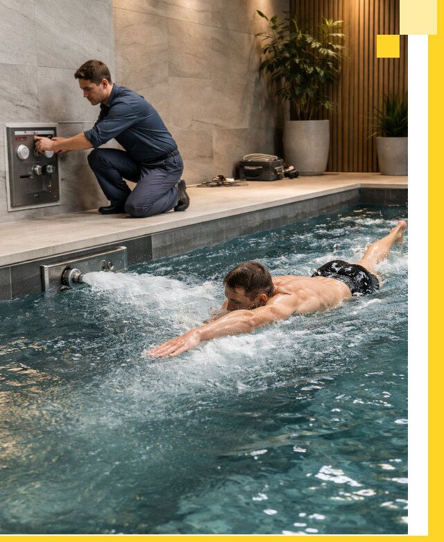 Проектирование и монтаж бассейнов с противотоком в Алексеевке