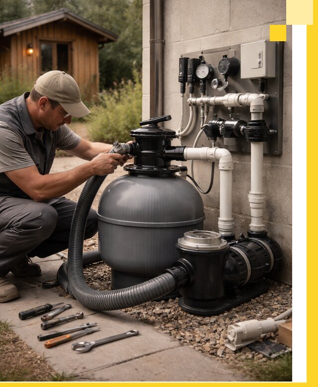 Продажа и монтаж фильтров и насосов для бассейнов в Алексеевке