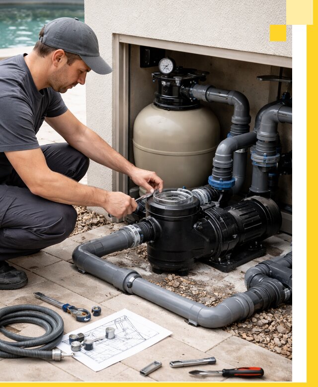 Поставка, монтаж и сервис насосов для бассейнов в Алексеевке