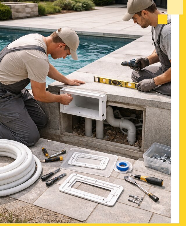 Поставка и установка скиммеров для бассейнов в Алексеевке