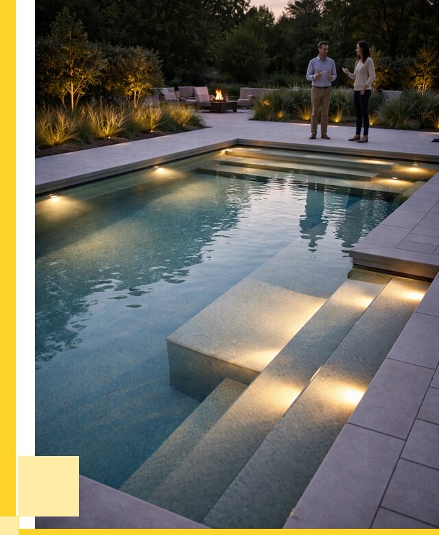 Освещение бассейнов в Алексеевке под ключ от 25310 р. | ЭриданЛкв