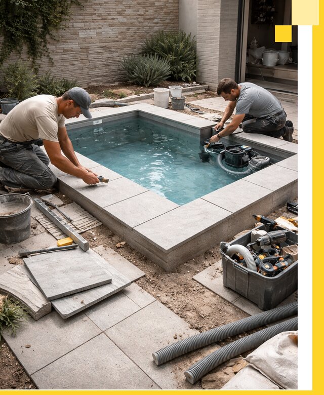 Мини бассейны под ключ в Алексеевке, дизайн и установка