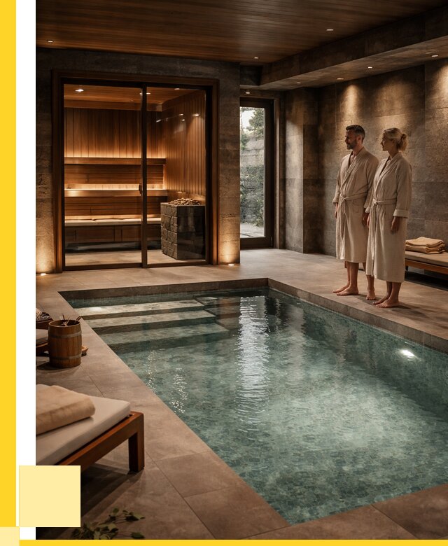 Сауна с большим бассейном в Алексеевке от 1214880 р. ЭриданЛкв