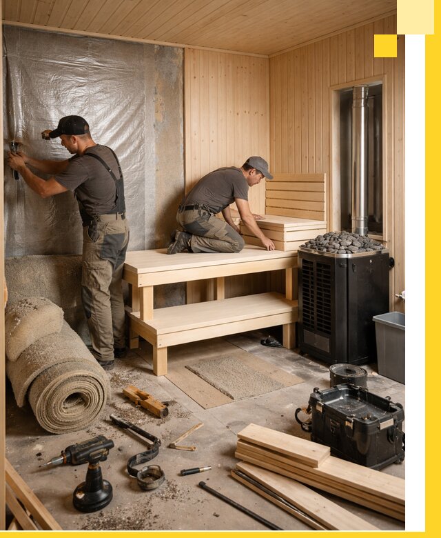 Проекты саун под ключ в Алексеевке дизайн и строительство