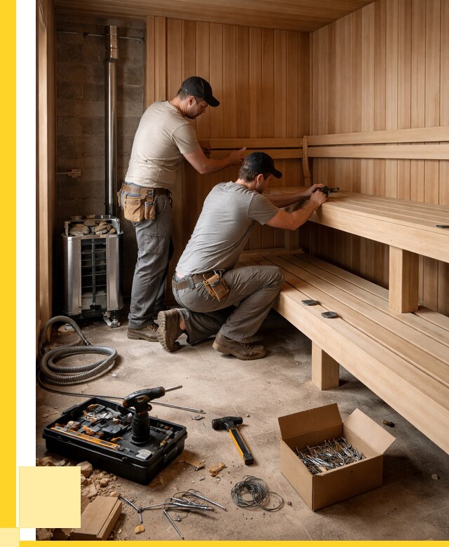 Монтаж саун под ключ в Алексеевке от 121488 р. | ЭриданЛкв