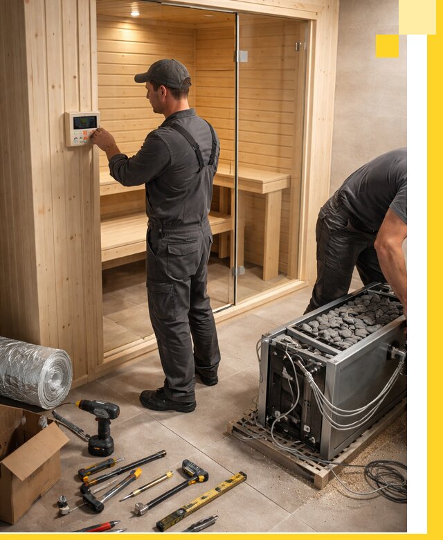 Поставка, установка и монтаж электрических саун в Алексеевке