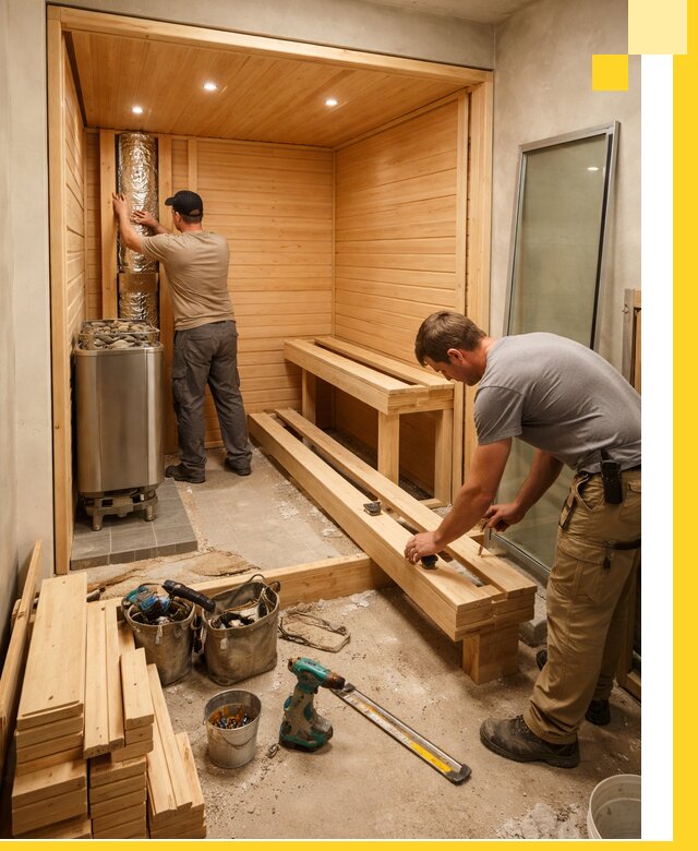 Проектирование и установка домашних саун под ключ в Алексеевке