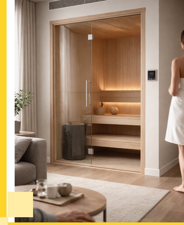 Сауна в квартире под ключ в Алексеевке от 121488 р. ЭриданЛкв