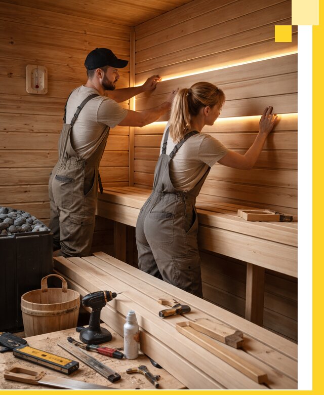 Дизайн саун и бань под ключ с индивидуальным проектом в Алексеевке