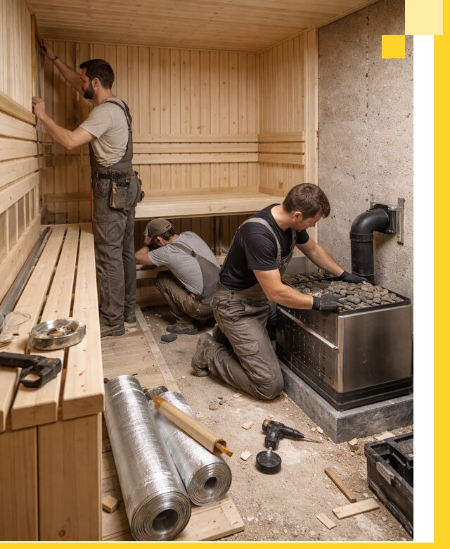 Индивидуальные сауны на заказ в Алексеевке под ключ, проект и монтаж