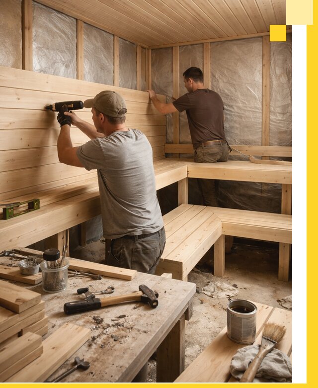 Профессиональная отделка бань и саун под ключ в Алексеевке